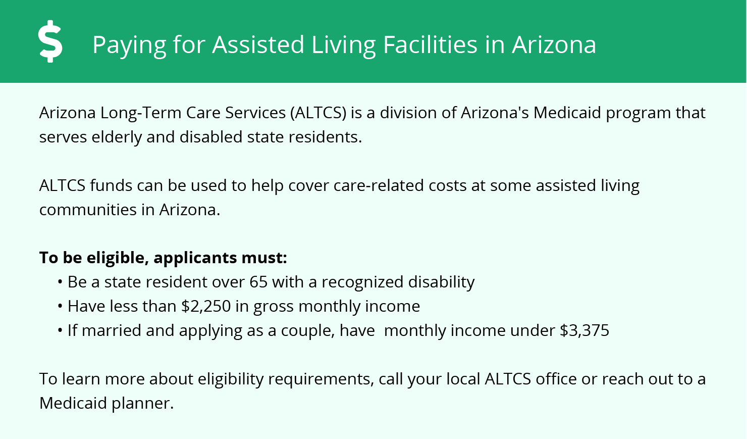 Financial Assistance in Arizona