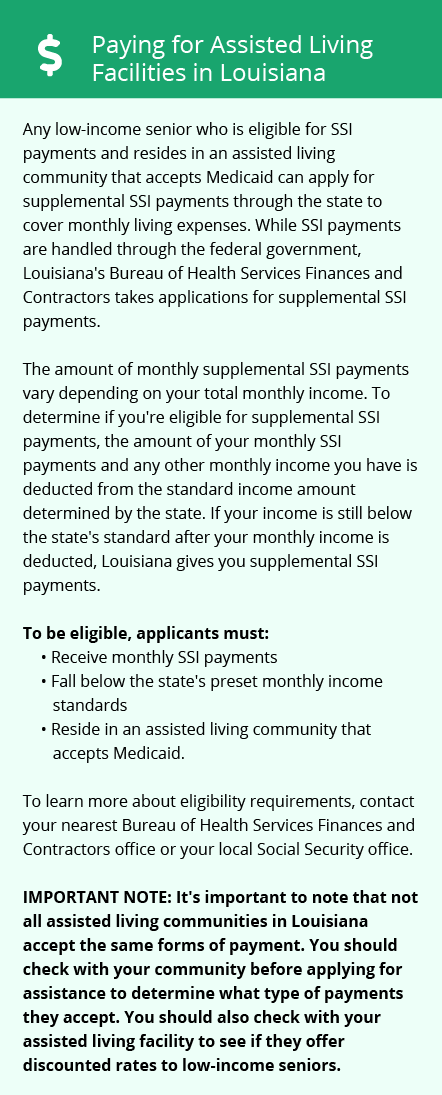 Financial Assistance in Louisiana