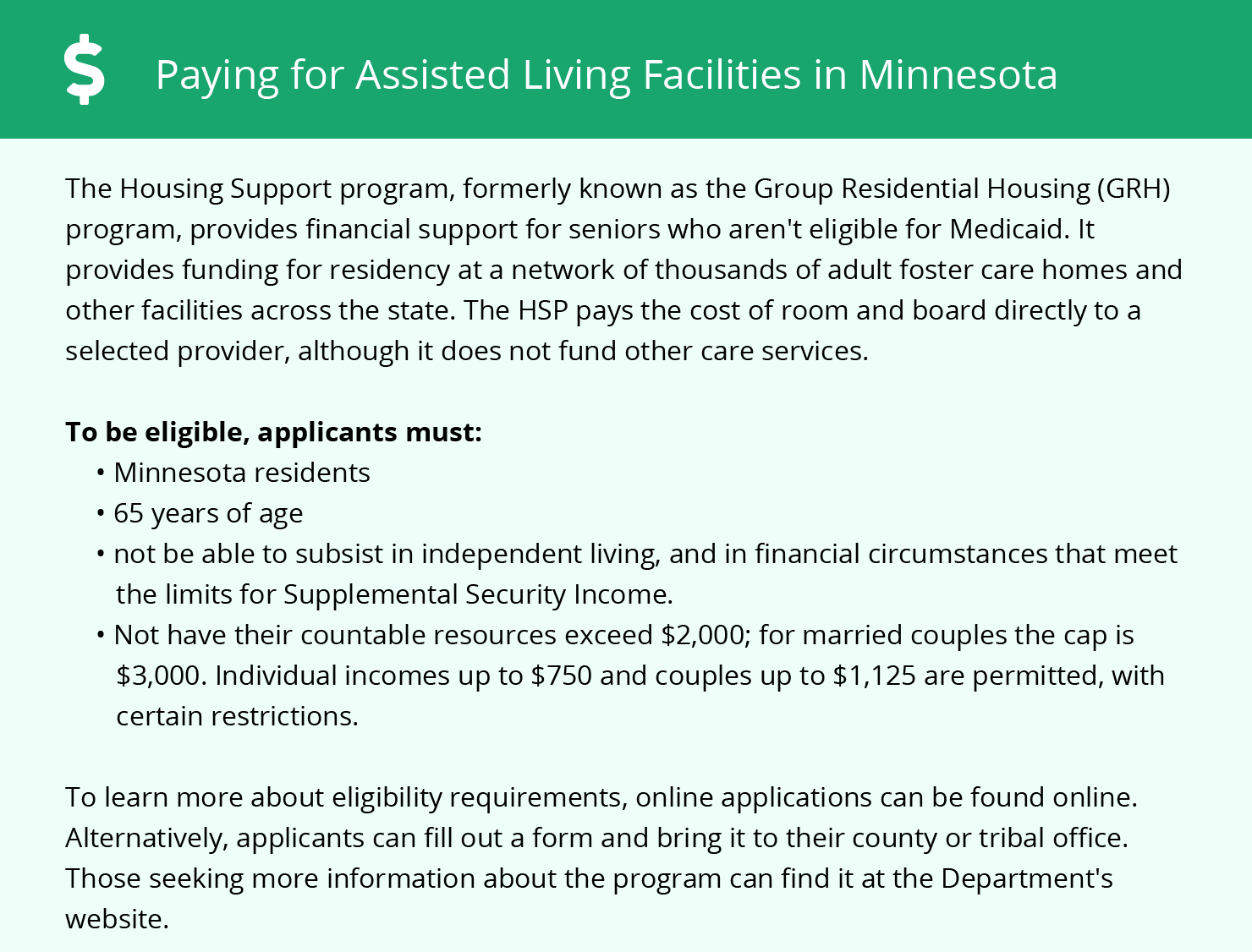 Financial Assistance in Minnesota