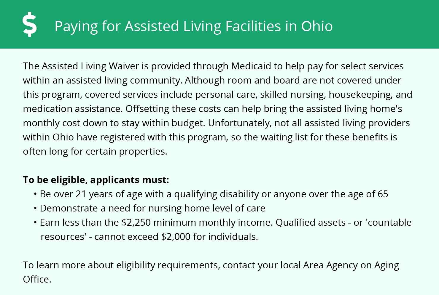 Financial Assistance in Ohio