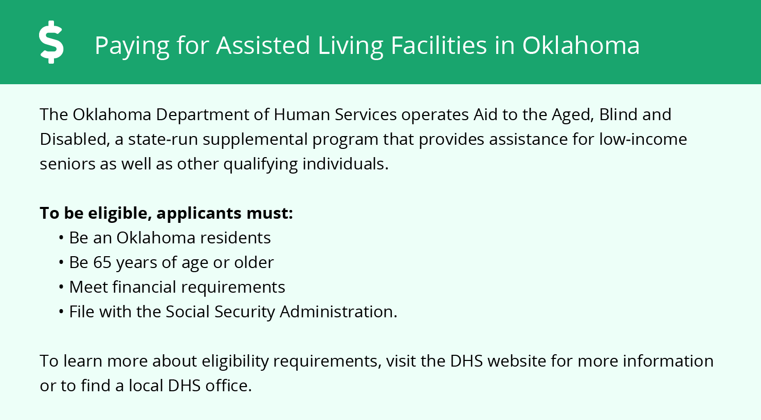 Financial Assistance in Oklahoma