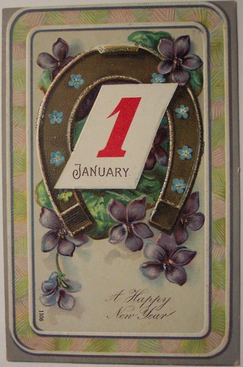 Vintage New Years Postcard