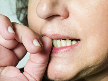 biting nails