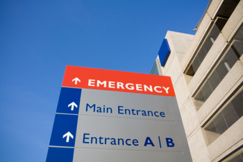 hospital sign