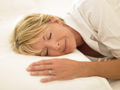 mature woman sleeping