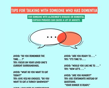 Caring dementia communication tips