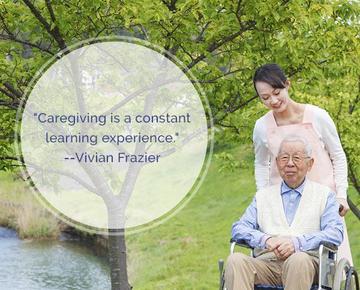 Vivian frazier caregiving quote