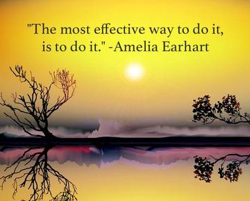 Amelia earhart caregiving quote