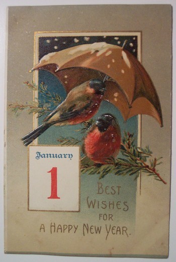 Vintage New Years Postcard