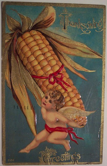 Vintage Thanksgiving Day Postcard