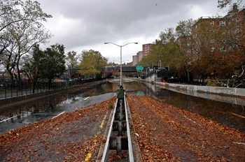 Hurricane Sandy Flooding FDR Drive 2012